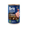 Brit Premium Dog by Nature  konz Chicken & Hearts 800g