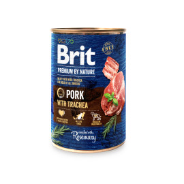 Brit Premium Dog by Nature  konz Pork & Trachea 400g