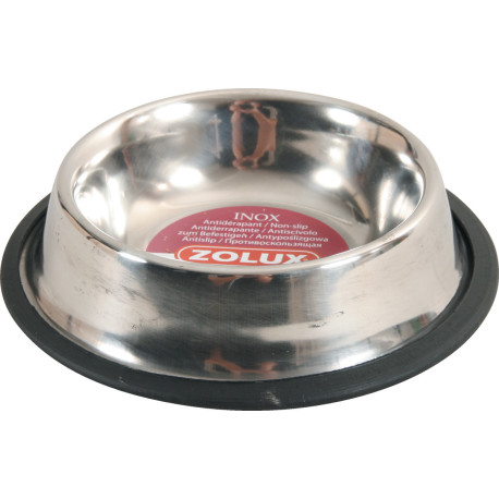 Miska nerez protiskluz pes STEEL 0,70 l Zolux