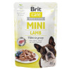 Brit Care Dog Mini Lamb fillets in gravy 85g