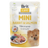 Brit Care Dog Mini Rabbit&Salmon fillets in gravy 85g
