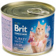 Brit Premium Cat by Nature konz Turkey&Liver 200g