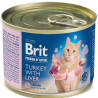 Brit Premium Cat by Nature konz Turkey&Liver 200g