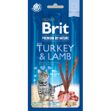 Brit Premium Cat by Nature Sticks Turkey&Lamb(3pcs)