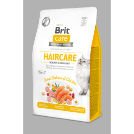 Brit Care Cat GF Haircare Healthy&Shiny Coat 0,4kg