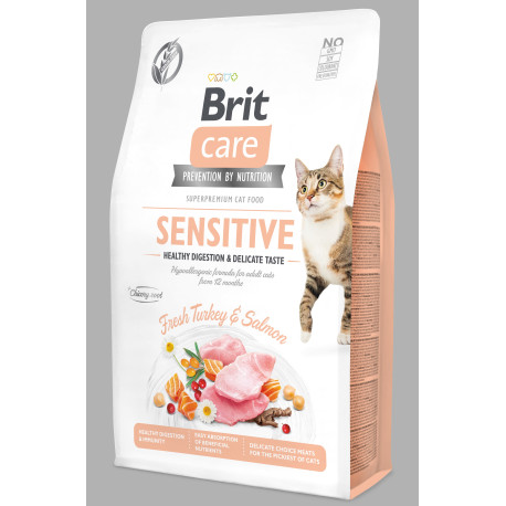 Brit Care Cat GF Sensit. Heal.Digest&Delic.Taste2kg