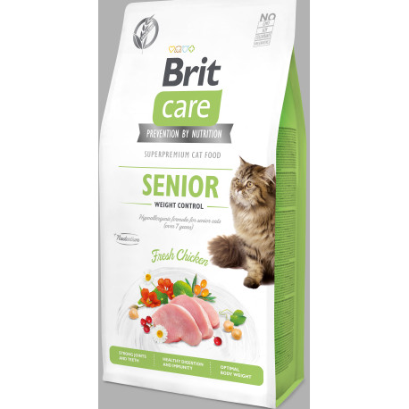 Brit Care Cat GF Senior Weight Control 7kg
