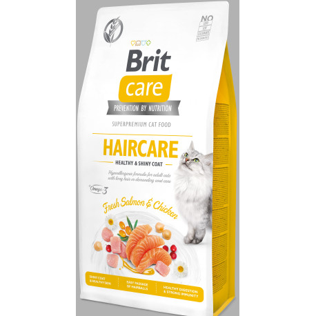 Brit Care Cat GF Haircare Healthy&Shiny Coat 7kg