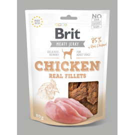 Brit Jerky Chicken Fillets 80g