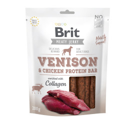 Brit Jerky Venison Protein Bar 200g