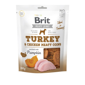 Brit Jerky Turkey Meaty Coins 200g