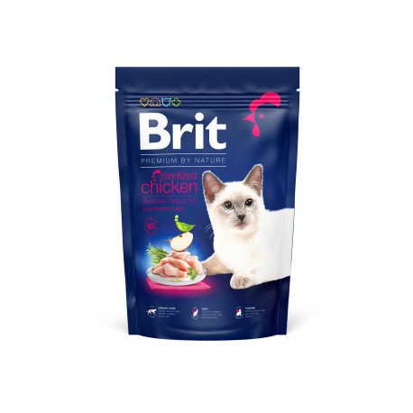 Brit Premium Cat by Nature Sterilized Chicken 1,5kg