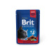 Brit Premium Cat kapsa with Beef Stew & Peas 100g