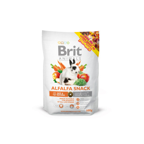 Brit Animals  Alfalfa Snack for Rodents 100g
