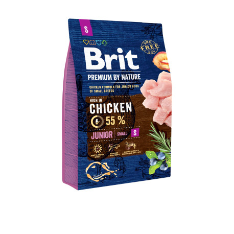 Brit Premium Dog by Nature Junior S 3kg