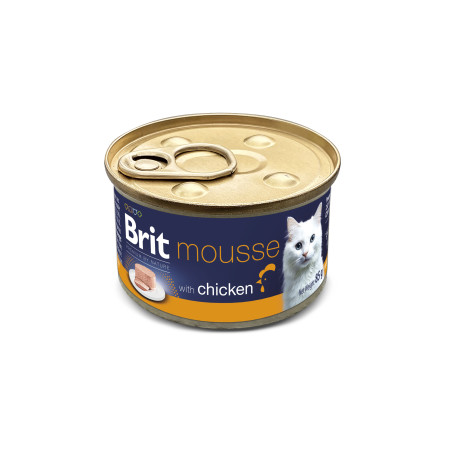 Brit Premium Cat by Nature Mousse Chicken 85g