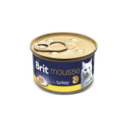 Brit Premium Cat by Nature Mousse Turkey 85g