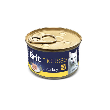 Brit Premium Cat by Nature Mousse Turkey 85g