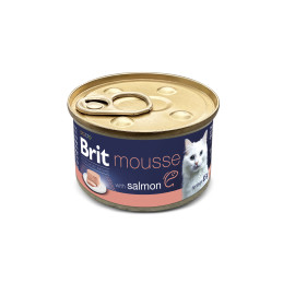 Brit Premium Cat by Nature Mousse Salmon 85g