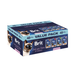 Brit Premium Cat by Nature Value Pack Sterilized 48ks