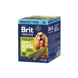 Brit Premium Dog by Nature Dental Snacks M 28ks