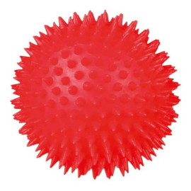 Hračka pes Koule ježatá vinyl 10cm TR 1ks