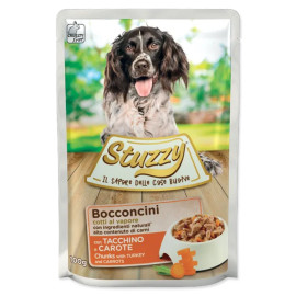 Kapsička STUZZY Dog krůtí + mrkev 100g