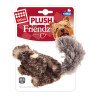 Hračka pes GiGwi Plush Friendz veverka šedá plyš