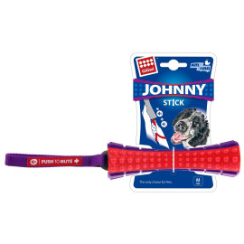 Hračka pes GiGwi Johnny Stick aport zvukový červ/purp