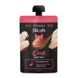 Fitmin For Life cat Cream sauce kachní kapsa 100g