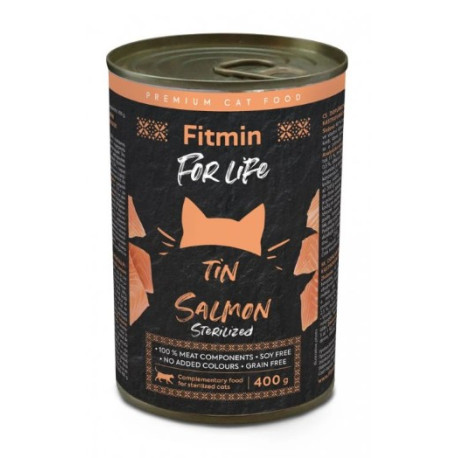 Fitmin FL cat konz. Sterilized Lososová 400g