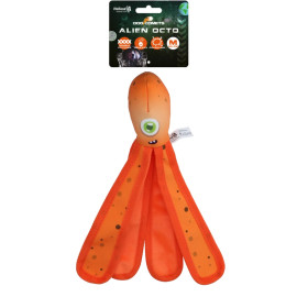 Hračka pes Dog Comets Alien Octo M 28cm oranžová