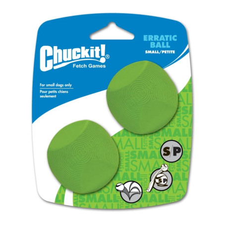 Hračka pes Chuckit Erratic Ball S 5cm/2ks