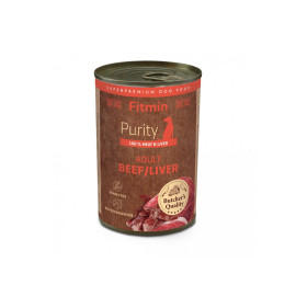 Fitmin dog Purity tin konz Adult Beef&Liver 400g