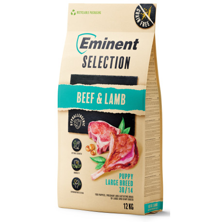Eminent Selection Dog Puppy Large Breed Beef&Lamb 12kg