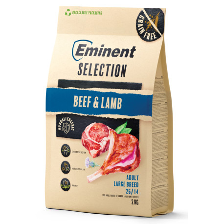 Eminent Selection Dog Adult Large Breed Beef&Lamb 2kg