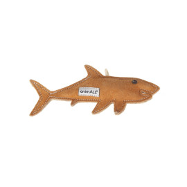 Hračka pes animALL Baby žralok kůže, natural 22x10cm