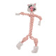Hračka pes animALL Kráva kůže+lano Mr.Roper 57cm