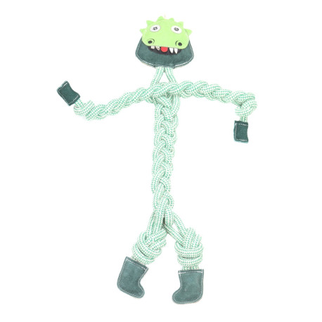 Hračka pes animALL Krokodýl kůže+lano Mr.Roper 78cm