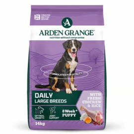 Arden Grange Dog Puppy/Junior Large with Chic&Rice14kg