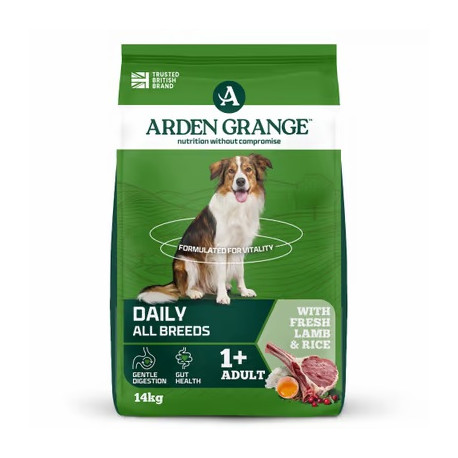 Arden Grange Dog Adult with fresh Lamb&Rice 14kg