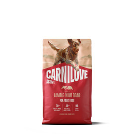 Carnilove Dog Active Dry Lamb&Wild Boar Adult AB 4kg