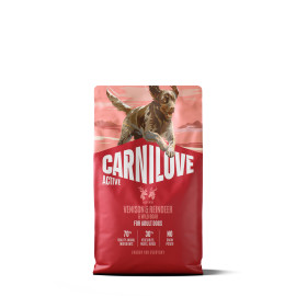 Carnilove Dog Active Dry Venis&Rein&Wild AdultAB 4kg