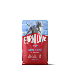 Carnilove Dog Active Dry Salmon&Turkey Adult LB 4kg