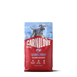 Carnilove Dog Active Dry Salmon&Turkey Junior LB 4kg
