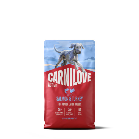 Carnilove Dog Active Dry Salmon&Turkey Junior LB 4kg