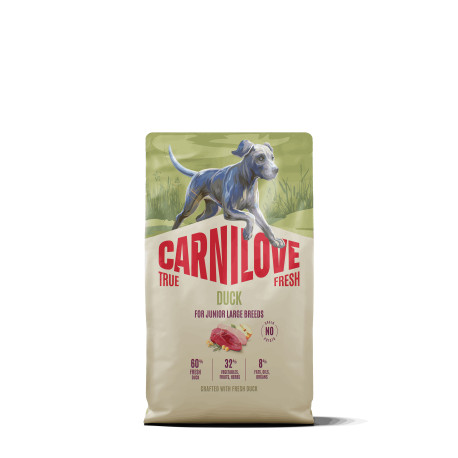 Carnilove Dog True Fresh Dry Duck Junior LB 4kg