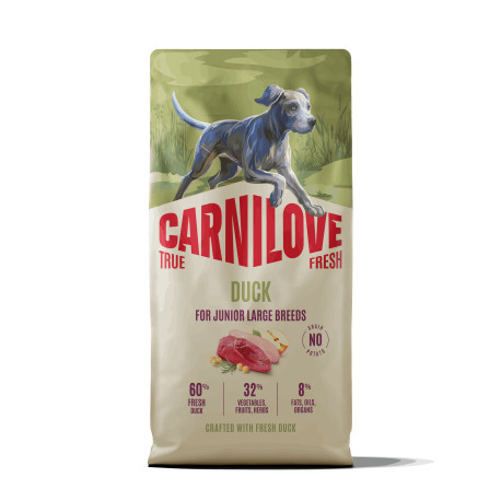 Carnilove Dog True Fresh Dry Duck Junior LB 12kg