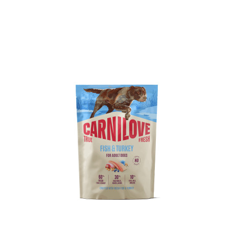 Carnilove Dog True Fresh Dry Fish&Turkey Adult AB1,5kg