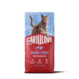 Carnilove Cat Active Dry Salmon&Turkey Steril.Ad.AB6kg